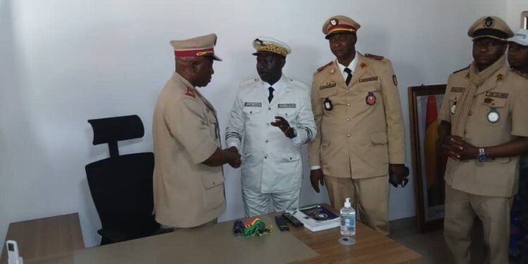 Télimélé: Passation de service le colonel Mohamed 5 installé dans ses fonctions de préfet