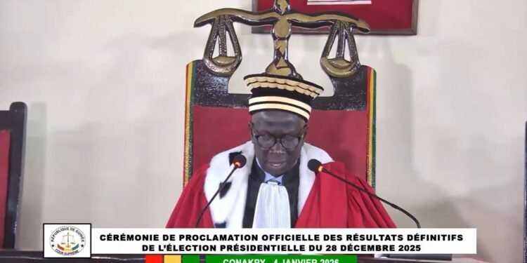 Guinée présidentielle: La cour suprême confirme la victoire de Mamadi Doumbouya pour un mandat de 7 ans