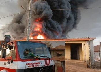 Conakry/ Kagbelin: Incendie dans une usine de fabrication de couches pour bébé