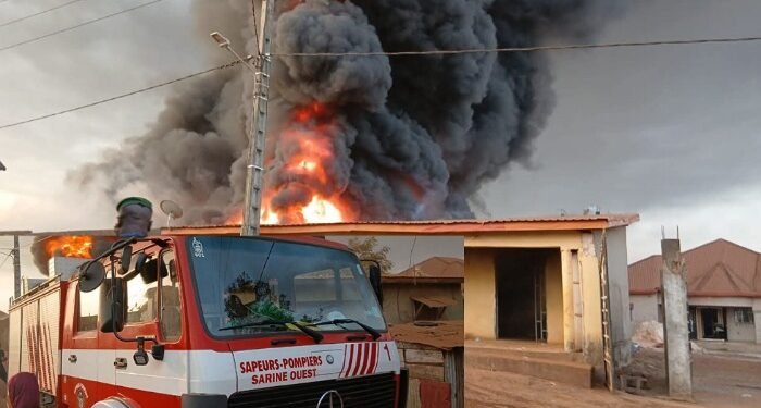 Conakry/ Kagbelin: Incendie dans une usine de fabrication de couches pour bébé