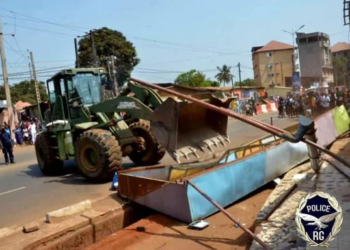 Guinée: Opération de déguerpissement sur l&rsquo;axe Aéroport- Centre émetteur 