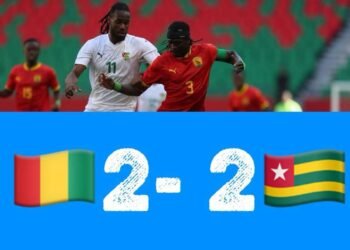 Guinée: La Guinée fait un match nul contre le Togo( 2- 2)
