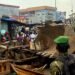 Guinée : Le marché de Lansanayah Barrage visé par une importante opération de déguerpissement