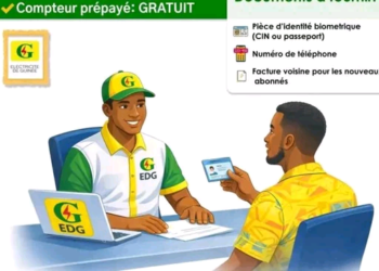 Guinée : EDG rappelle que le compteur prépayé est gratuit et met en garde contre les arnaques