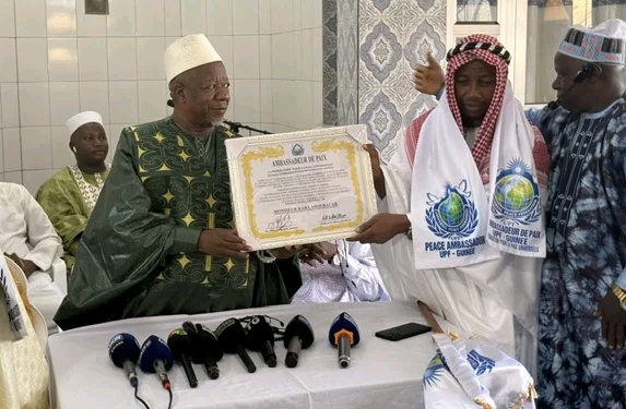 Guinée : Elhadj Aboubacar Kaba élevé au rang d’ambassadeur de la paix