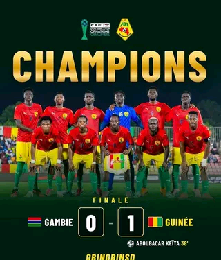 Football : le Syli National U20 sacré champion de la zone UFOA-A et qualifié pour la CAN 2027